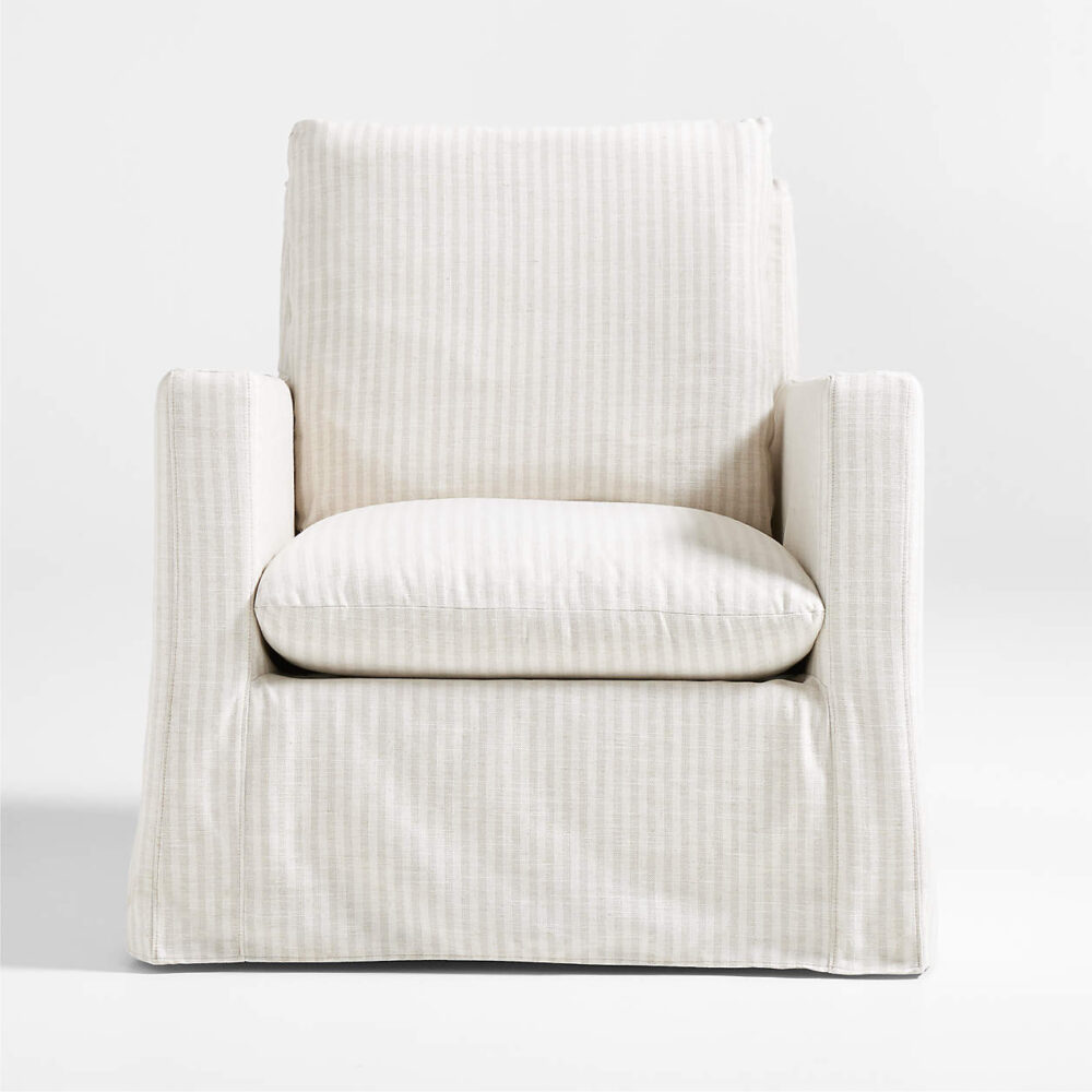 Snow Boucle Nursery Rocking Chair - Image 6